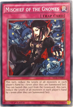 Mischief Of The Gnomes - Common - SECE-EN081 - 1st Edition YuGiOh TCG Card - Image 1
