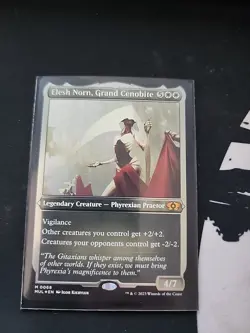 MTG Elesh Norn, Grand Cenobite Foil Etched Card 68/172 Multiverse-Mint Unplayed - Image 1