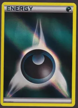 Darkness Energy Reverse Holo Pokemon Trading Card TCG - Image 1