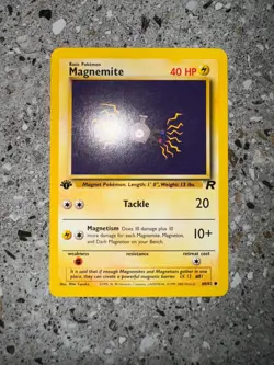 Pokemon TCG Cards 1st Edition Magnemite 60/82 Team Rocket NM - Image 3
