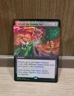 PAX West 2025 MTG Magic The Gathering Spider-Man Promo Comic & Sinister Six Card - Image 2