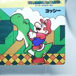 FIRE Yoshi Mario Super Mario Bros 4 world CARD 1992 Nintendo TopSun JAPAN - Image 5