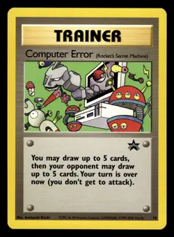 Computer Error (Rocket's Secret Machine) 16 Black Star Promo Pokemon Card - Image 1