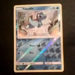 Totodile 18/73 Shining Legends Reverse Holo Common Pokemon TCG 2017 LP - Image 1