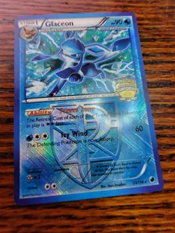 MP Pokemon TCG Glaceon Plasma Freeze Holo Unlimited Championship Reverse - Image 2