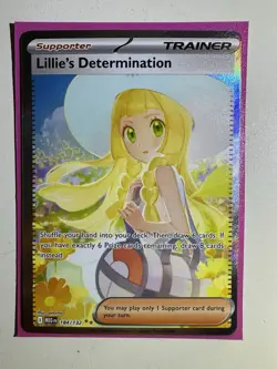 Pokemon TCG Mega Evolutions Lillie’s Determination 184/132 SIR English - Image 1