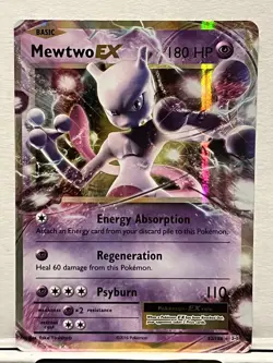 (x3) Pokemon TCG Mewtwo-EX XY Evolutions 52/108 Holo Holo Rare EX - Image 2
