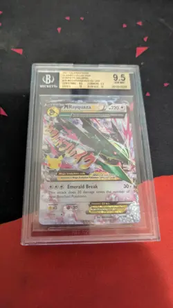 BGS 9.5 M RAYQUAZA EX 76/108 CELEBRATIONS CLASSIC COLLECTION POKEMON - Image 1