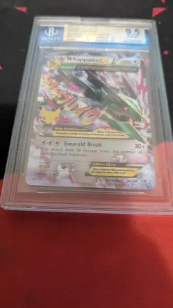 BGS 9.5 M RAYQUAZA EX 76/108 CELEBRATIONS CLASSIC COLLECTION POKEMON - Image 4