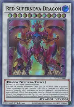 Red Supernova Dragon - GFTP-EN045 - Ultra Rare 1st Edition - Yugioh - Image 1