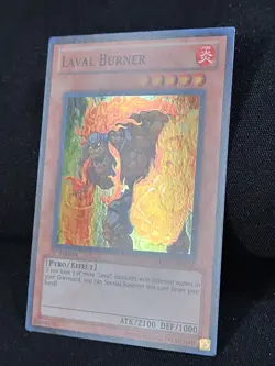 3 X YuGiOh Laval Burner - HA05-EN013 - Super Rare 1st Edition LP - Image 4