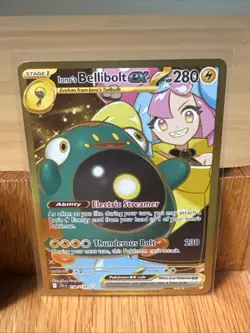 Iono’s Bellibolt ex 188/159 Journey Together Gold Hyper Rare Card Pokemon TCG 196214108264 - Image 1