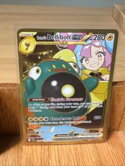 Iono’s Bellibolt ex 188/159 Journey Together Gold Hyper Rare Card Pokemon TCG 196214108264 - Image 2