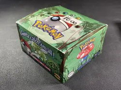 Pokemon Card Empty Jungle Box Wotc 1999 + Acrylic - Image 2