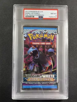 Pokemon Card PSA 8 NM-MT Noble Victories Foil Pack Hydreigon B&W 2011 Sealed - Image 1