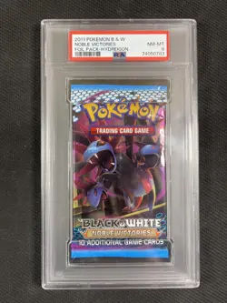 Pokemon Card PSA 8 NM-MT Noble Victories Foil Pack Hydreigon B&W 2011 Sealed - Image 2