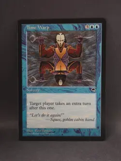 1x Time Warp Moderate Play MTG Magic Tempest - Image 1