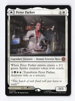 Peter Parker 0010 (M) MTG Marvel's Spider-Man (SPM) - Image 1