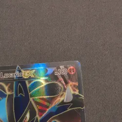 Pokemon TCG Lucario EX 107/111 Furious Fists Full Art Holo Rare LP - Image 2