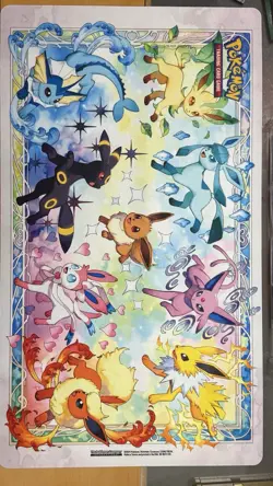 Pokemon Prismatic Evolutions Super Premium Collection SPC box Eevee Playmat🤩 - Image 1