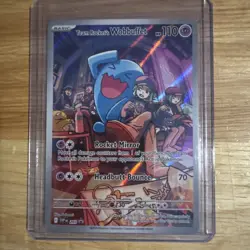 Pokemon TCG Team Rocket’s Wobbuffet 203 Full Art Promo Destined Rivals ￼ - Image 1