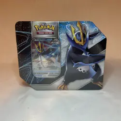 Pokemon TCG V Strikers Empoleon V Tin (5 Booster Packs) Empoleon Tin NEW/SEALED* - Image 1