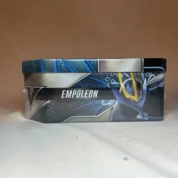 Pokemon TCG V Strikers Empoleon V Tin (5 Booster Packs) Empoleon Tin NEW/SEALED* - Image 5