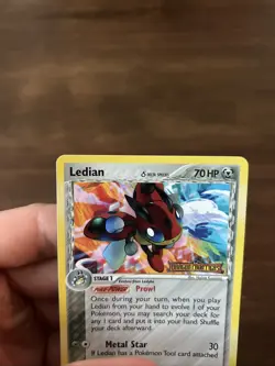 Pokemon TCG Ledian Delta Species 18/101 Reverse Holo Ex Dragon Frontiers Stamped - Image 2