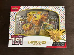 Pokemon 151 Scarlet & Violet Zapdos EX Collection Box New Sealed - Image 1