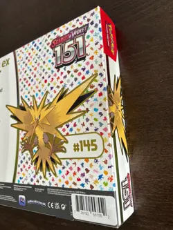 Pokemon 151 Scarlet & Violet Zapdos EX Collection Box New Sealed - Image 3