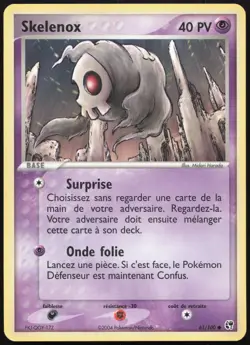 Carte Pokemon Skelenox 61/100 Tempete de sable Francais - Image 1