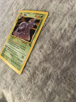 Pokemon TCG Muk Fossil 13/62 Holo Rare 1999 LP/nm - Image 5
