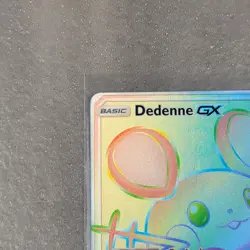 Pokemon TCG Unbroken Bonds Dedenne GX 219/214 Secret Rare Rainbow Card - Image 5