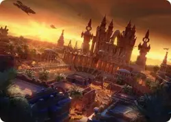 MTG Rabanastre, Royal City Art Card [FINAL FANTASY Art Series] Near Mint Magic - Image 1