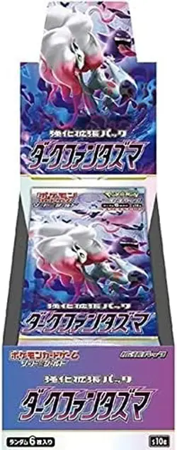 Pokemon Card Sword & Shield Dark Phantasma Booster Box F/S w/Tracking# Japan New - Image 1
