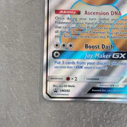 Pokemon Eevee GX TCG Full Art Holo Rare Black Star Promo Card SM242 - Image 3
