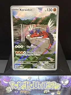 Pokemon Card Koraidon SVP EN 014 Black Star Promo Scarlet and Violet Light Play - Image 1
