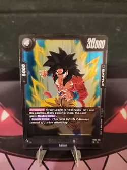 Super Saiyan 4 Son Goku : GT FB04-109 Rare Foil Dragon Ball Super Card Game NM - Image 1