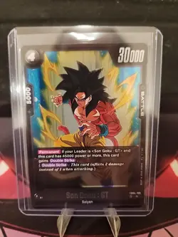 Super Saiyan 4 Son Goku : GT FB04-109 Rare Foil Dragon Ball Super Card Game NM - Image 3