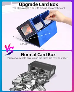 MTG Deck Box, MTG Commander Card Deck Box with Commander Display, Fits 250+ Sing - Image 5