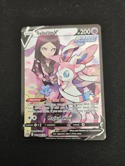 Sylveon v TG14/TG30 Brilliant Stars Collectible Card Pokemon - Image 1