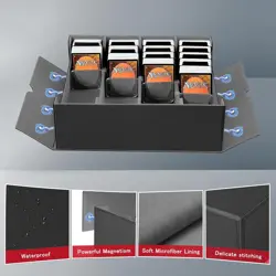 Trading Card Storage Box, 3000+ MTG Deck Box with 24 Dividers & 6 Card Supporter - Image 4