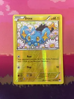 Pokemon Card Shinx Breakpoint Reverse Holo 44/122 NM - Image 1