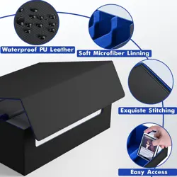 Card Storage Box for MTG PTCG, Commander Deck Box Holds 1800+, Deck Storage Case - Image 4
