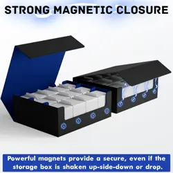 Card Storage Box for MTG PTCG, Commander Deck Box Holds 1800+, Deck Storage Case - Image 5