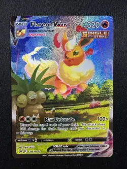 Flareon VMAX SWSH180 Sword & Shield Alt Art Promo Card Holo Pokemon English - Image 1