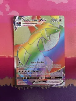 Pokemon Card Salamence VMAX 194/189 Secret Rare Darkness Ablaze Near Mint - Image 1
