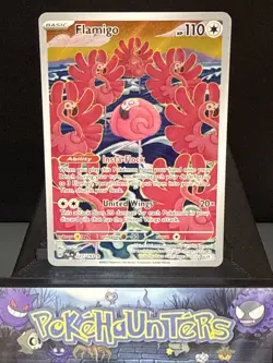 Pokemon Card Flamigo 227/193 Paldea Evolved Illustration Rare Near Mint - Image 1