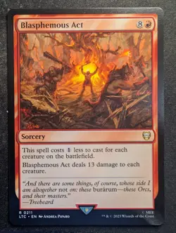 Blasphemous Act - LOTR: Tales of Middle Earth (MTG) - Image 1