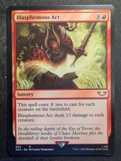 Blasphemous Act - Warhammer 40K Commander (MTG) - Image 1